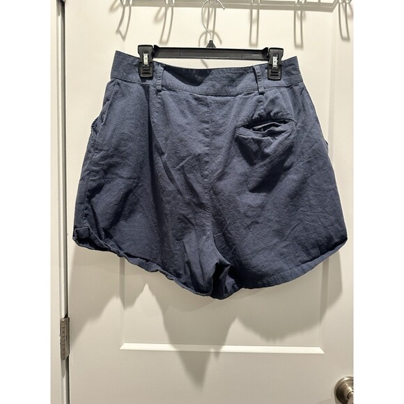 Women’s Free People Blue Knit Size L Shorts - Picture 2 of 6